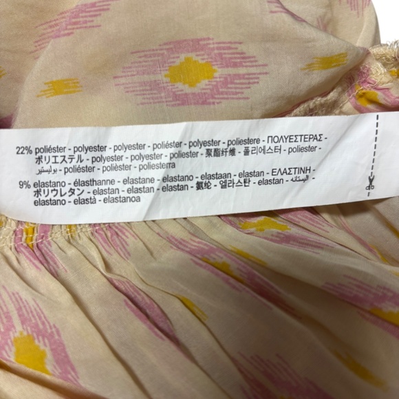 Zara | Women's Boho Smocked Midi Dress - Picture 9 of 10